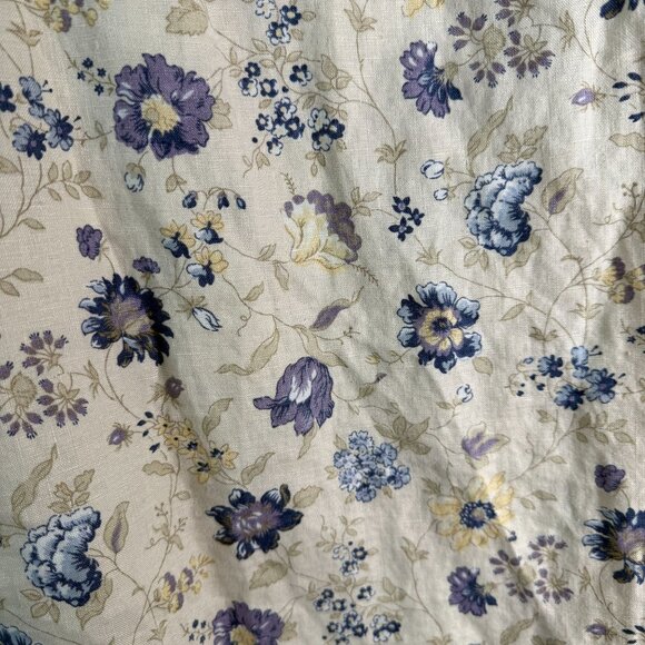 Gap Vintage Dress 100% Linen Floral Size 4 Y2K Cottagecore - Picture 5 of 8